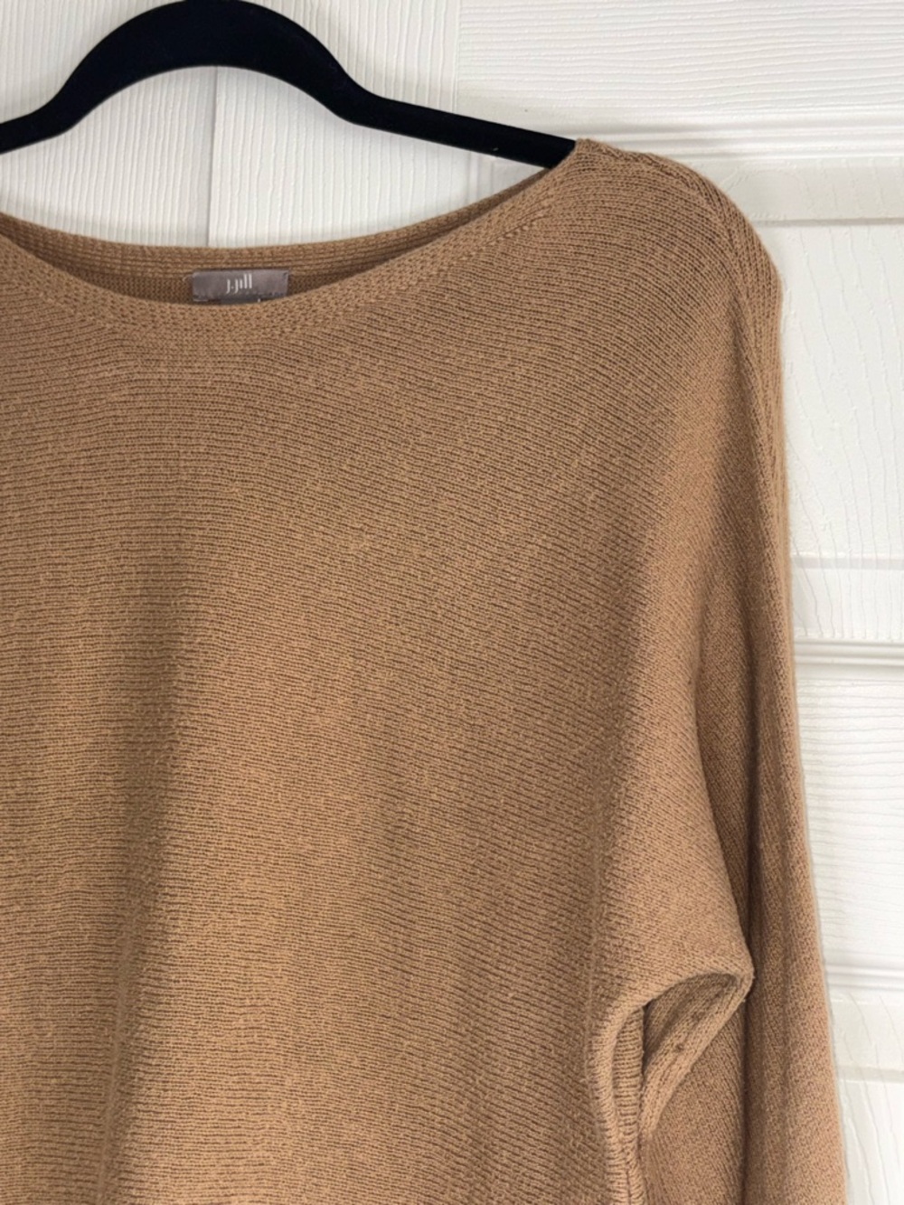 J. Jill Relaxed Long-Sleeve Top in Brown - Picture 5 of 11